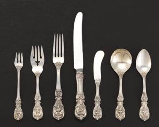 Reed  Barton Sterling Silver Tableware Service for Twelve, 