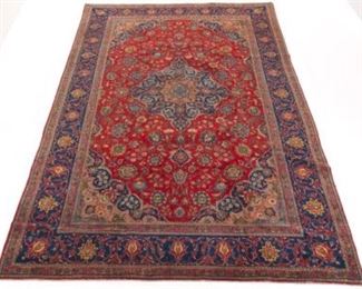 SemiAntique Fine Hand Knotted Sarouk Carpet