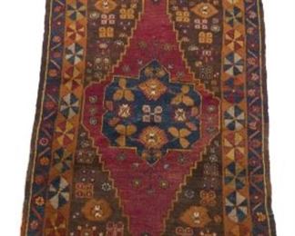 Very Fine Antique Hand Knotted Caucasian Village Carpet, ca. 1910s 