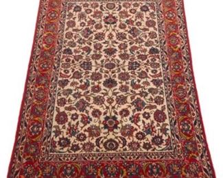 Very Fine Antique Hand Knotted Isfahan Carpet, ca. 1940s 