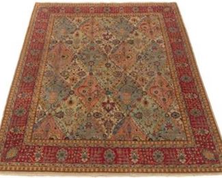 Very Fine Antique Hand Knotted Tabriz Carpet, ca. 1930s 