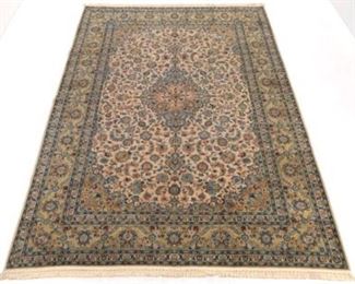 Very Fine SemiAntique Hand Knotted Kashan Carpet, ca. 1970s 