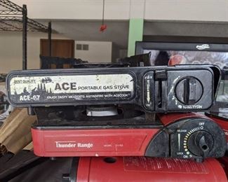 (2) Thunder Range Single Burners, One Red And One Black