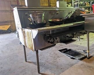 Natural Gas Four Range Burner