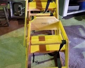 (3) Wood High Chairs