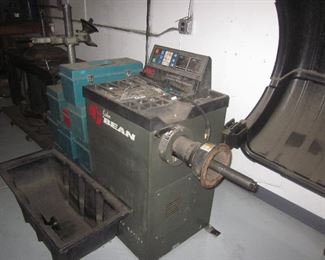 John Bean tire balancer