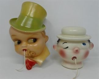 Vintage String Holders - Muggsy & Friend