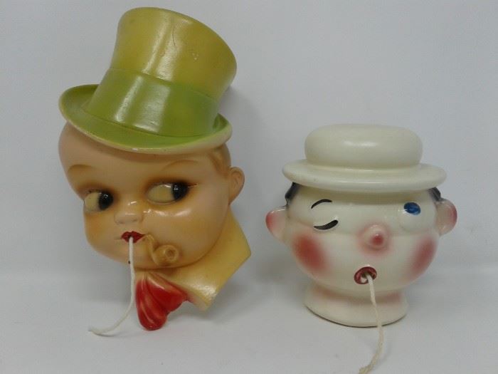 Vintage String Holders - Muggsy & Friend