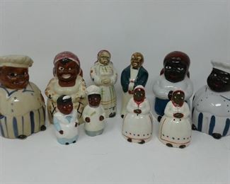 Vintage Mammy Salt  Peppers