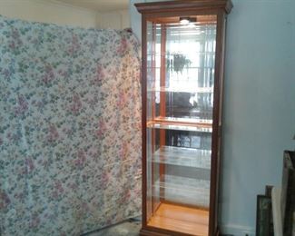 Lighted Display/Curio Cabinet (Lot 1 of 2)