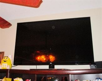55 Inch Flat Screen TV with stereo components and DVD player  with Bose speaker system.  BR 2