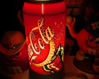 Coca-Cola  lamps   5 or 10 of these around the house
