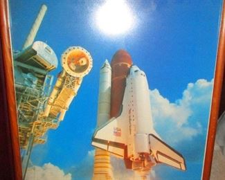 Space Shuttle art ---  several pieces