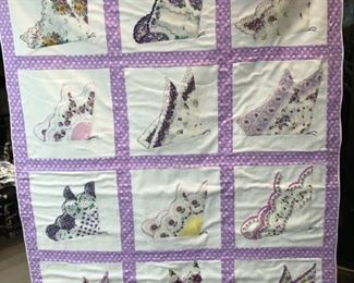 Quilt Auction for Blue Ribbon Hays County Youth Show Winner.  Silent bidding through Saturday.