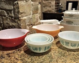 SOME AWESOME PYREX BOWLS