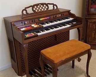Kimball organ is in good condition and still plays