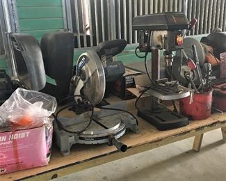 LOTS OF TOOLS IN THE BARN