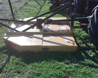 MOWER BRUSH HOG WITH MASSEY TRACTOR