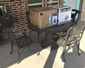 PATIO TABLE AND CHAIRS