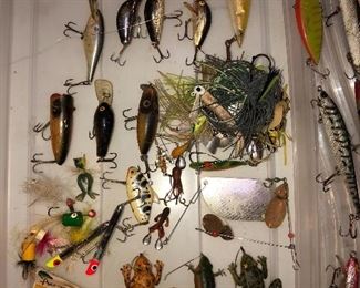 Some of the fishing lures