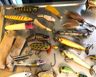 Close ups of Grand Dad’s lures.