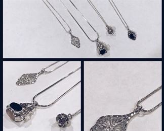 Sterling necklaces 