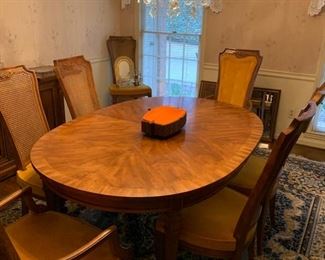 MCM - “ FRANCESCA” Formal Dining Table and 8 Chairs - by DREXAL asking -$650 PRICE DROP !!!! $295