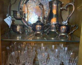 Cristal d’ Arques / Durand / Tuilleries , Villandry Pattern glass set 31 pieces - $98
