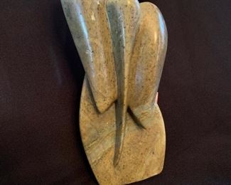6 “ stone elephant sculpture  $28