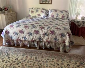 King Bed mattress $98 / Fine Wool Rug $56