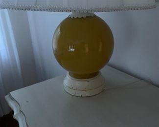 Fun Retro yellow lamp  - $38