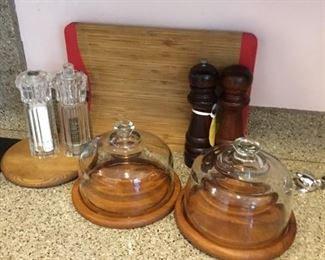 Teak Cheese Trays  $12 and $14