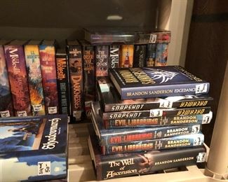 Young adult fantasy, mysteries, all 1st editions, and some signed