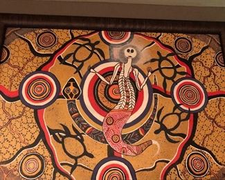 artist signed Aboriginal artwork