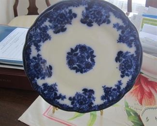 Flow Blue plate