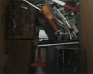 tool box filled with misc