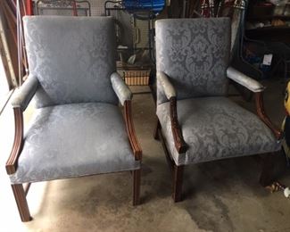Pair antique chairs