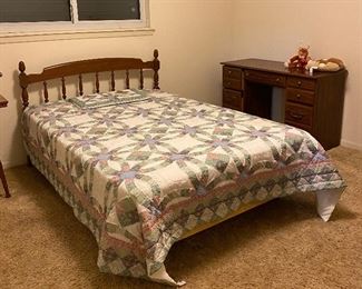 Full Size Bedroom Set, Comforter, Childs Desk