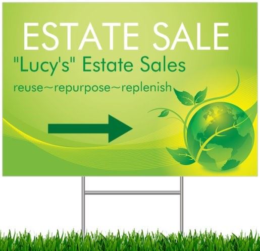 "Lucy's Estate Sale" follow the signs ……..