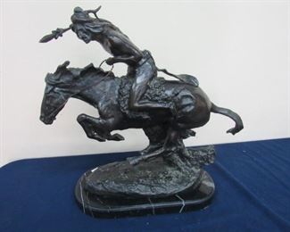 Bronze after Remington Cheyenne 18.50"