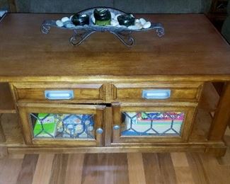 oak coffee table great condition