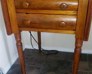 Antique 2 draw stand
