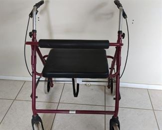 high end double wide walker, heavy duty