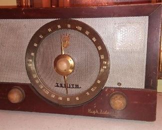 Zenith Tube Radio Sold.