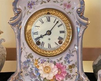 ANSONIA CHINA CASED CLOCK