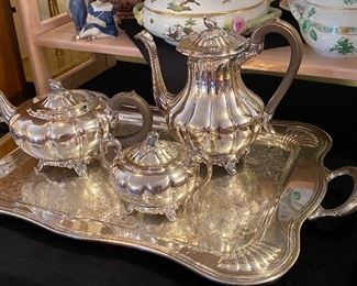 SILVER TEA SET