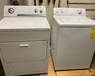 WASHER AND GAS DRYER