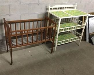 Vintage Changing Table & Crib https://ctbids.com/#!/description/share/327933