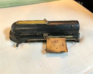 c.1915, TODD PROTECTOGRAPH, Bank Check Writing Machine, NEAT Display Piece! 