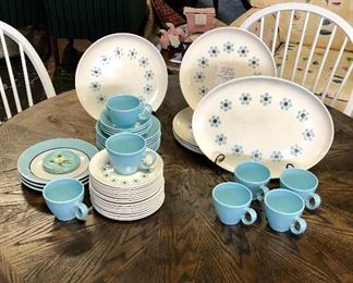 46 Pieces of Mid Century Modern Ceramic Dishes